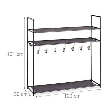 Shoe shelf with 6 shelves