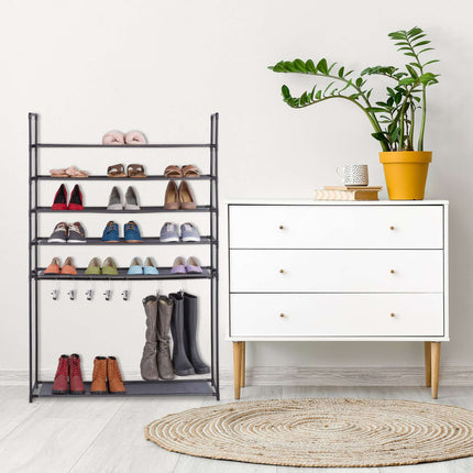 Étagère à chaussures avec compartiment à coffre
