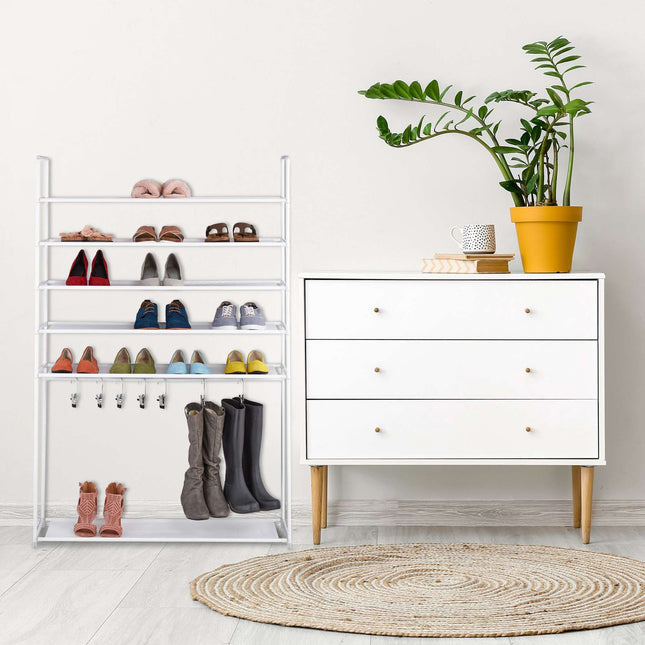 Schuhregal mit Stiefelfach