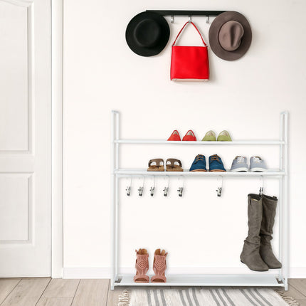 Schuhregal mit Stiefelfach