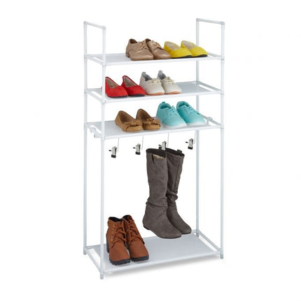 Schuhregal mit Stiefelhalter