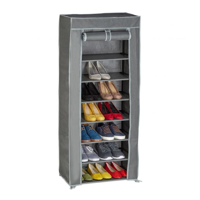 Armoire à chaussures en tissu avec 8 compartiments