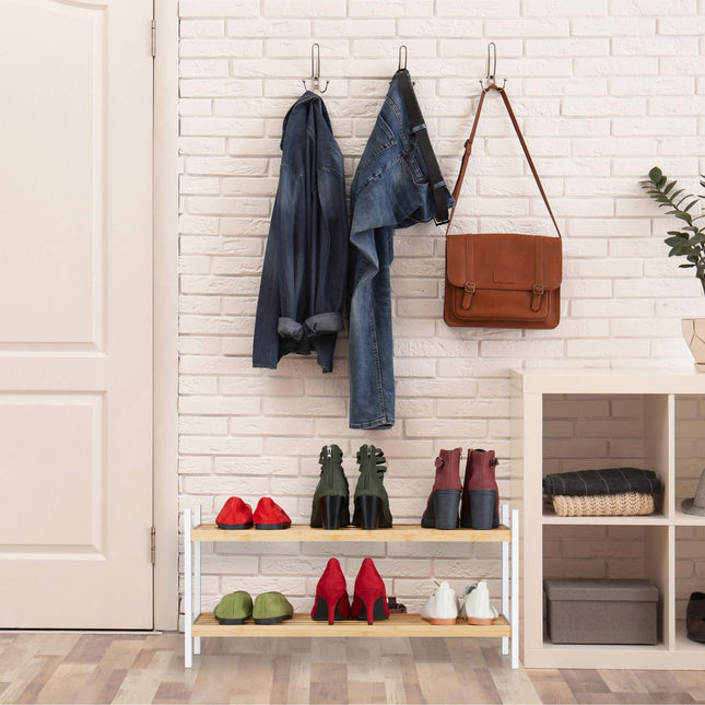 Armoire à chaussures en tissu avec 8 compartiments