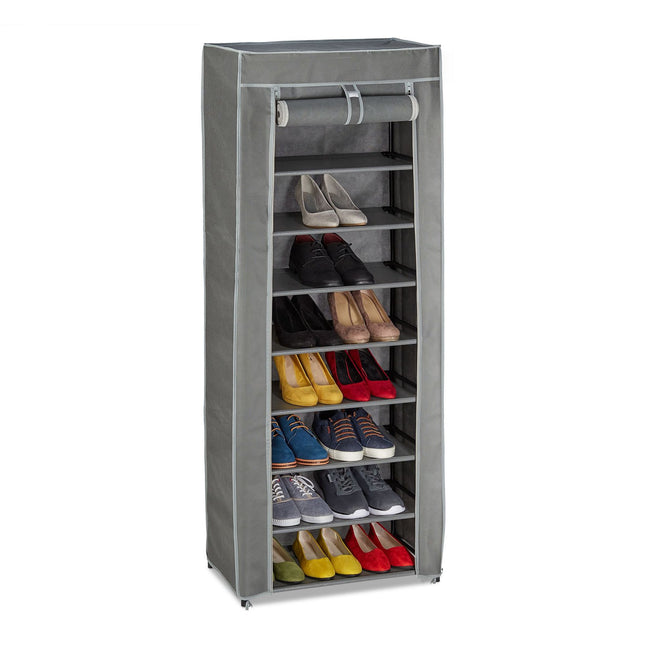 Armoire à chaussures en tissu avec 9 compartiments
