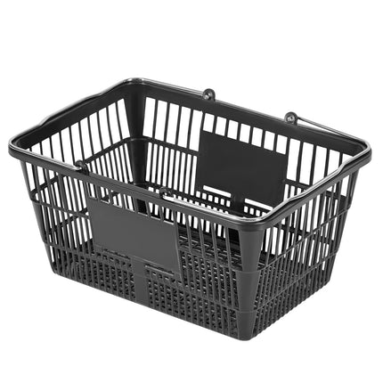 Shopping Baskets, 12 Pack, 21L Stackable PE with Handles