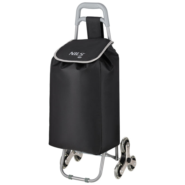 Shopping Cart 40L, Black, Foldable