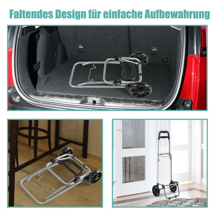 Einkaufstrolley, faltbar, 32,8 L, 35 kg, 2 Räder