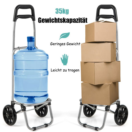 Einkaufstrolley, faltbar, 32,8 L, 35 kg, 2 Räder
