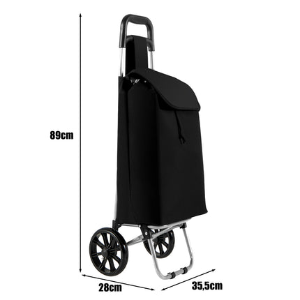 Einkaufstrolley, faltbar, 32,8 L, 35 kg, 2 Räder