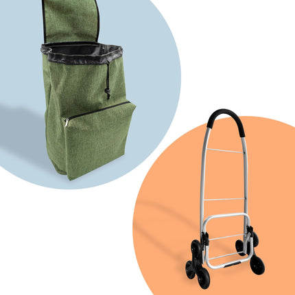 Einkaufstrolley Treppensteiger, 45L, Isoliertasche