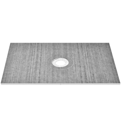 Shower Pan Kit 1219x1828mm, 160mm Center Drain, EPS