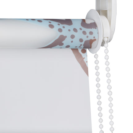 Shower Roller Blind, Ocean Print, Water-Repellent