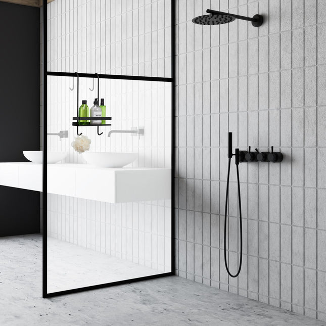 Shower cabin to hang black