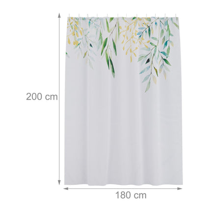 Rideau de douche 180x200 cm avec motif