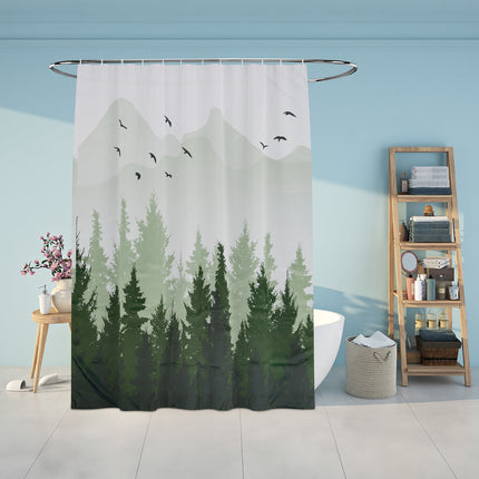 Rideau de douche 180x200 cm avec motif