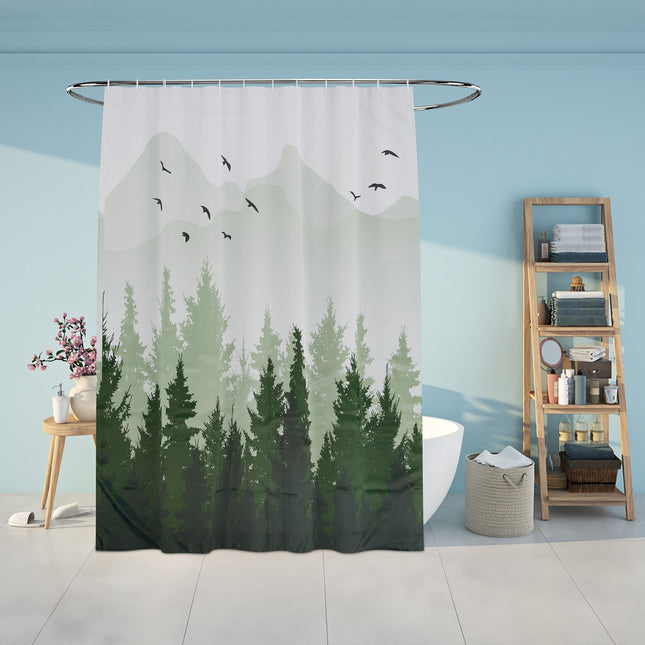Duschvorhang 180x200 cm mit Motiv