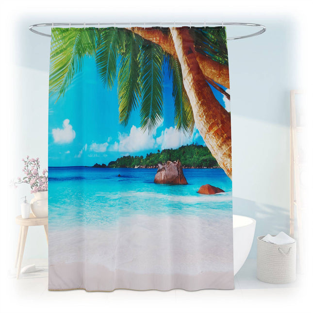 Duschvorhang 180x200 cm mit Motiv