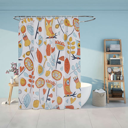 Shower curtain 180x200 cm with motif