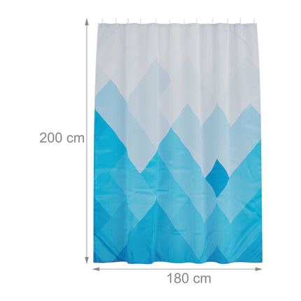 Duschvorhang 180x200 cm mit Motiv