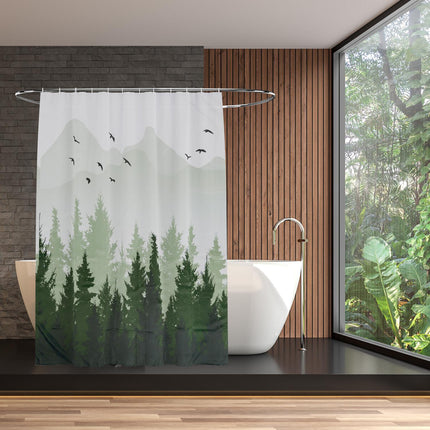 Rideau de douche 180x200 cm avec motif