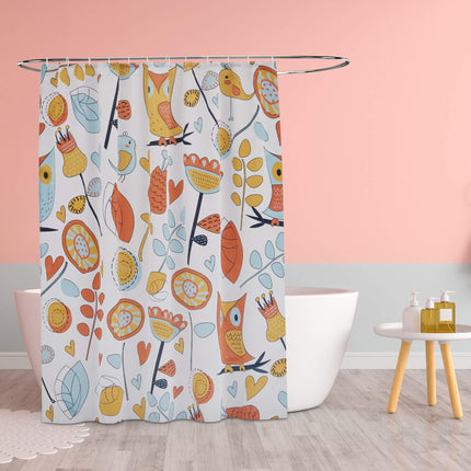 Shower curtain 180x200 cm with motif