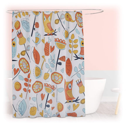 Shower curtain 180x200 cm with motif