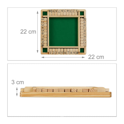 Shut The Box Dice Game