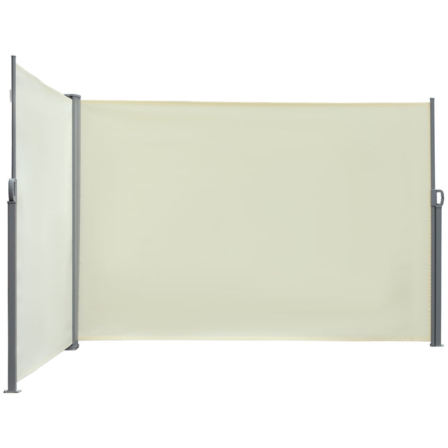 Seitenmarkisenrollo, UV-schützendes Polyester, creme