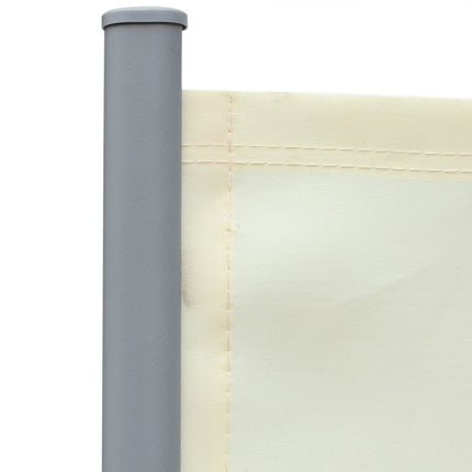 Side awning roller blind, UV-protective polyester, cream