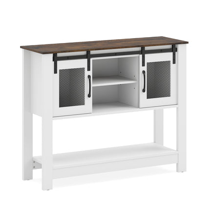 Sideboard with Adjustable Shelves and Sliding Doors