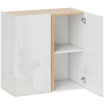 Sideboard mit Soft-Close-Türen, verstellbarem Einlegeboden, Weiß