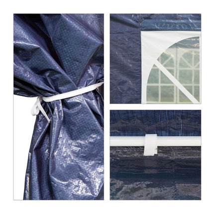 Seitenteile Blue Pavilion - 6er Set