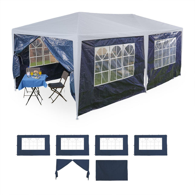 Seitenteile Blue Pavilion - 6er Set