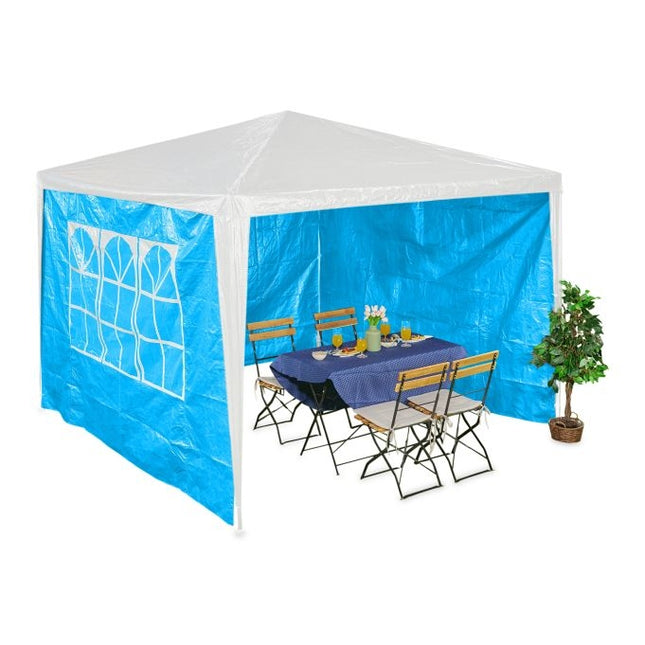 Seitenteile für blauen Pavillon, 3er-Set