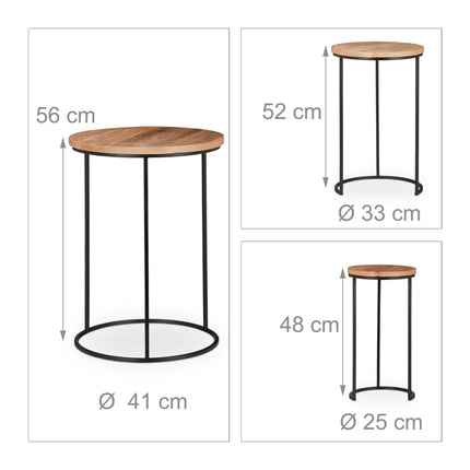 Beistelltisch 3er-Set