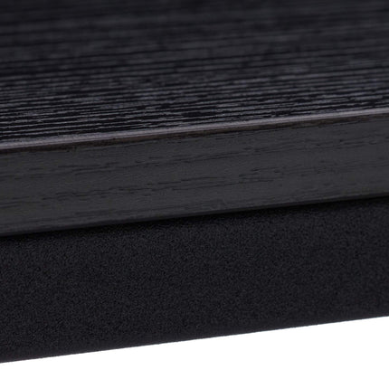 Beistelltisch schwarz mit Metallfuß