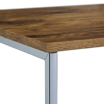 Side table in set of 3 with metal legs