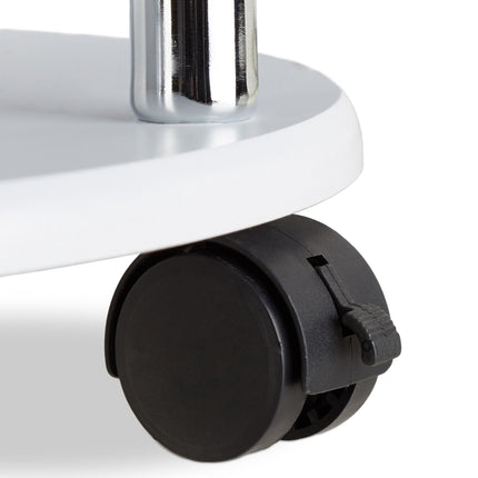 Side table rollable 2 levels