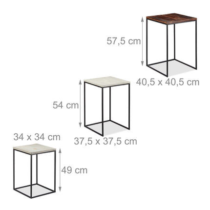 Beistelltisch 3er Set
