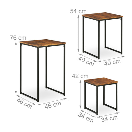 Beistelltisch 3er Set