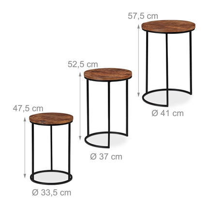 Beistelltisch 3er Set