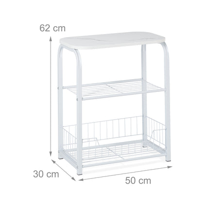 Side table storage