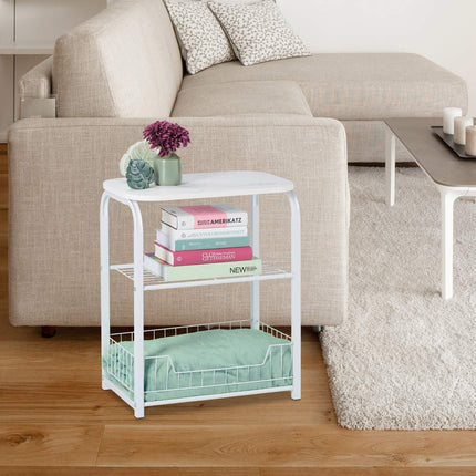 Side table storage