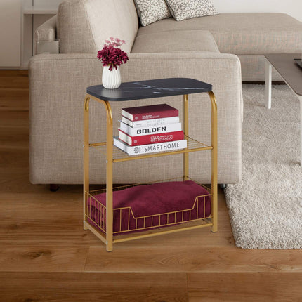 Side table storage