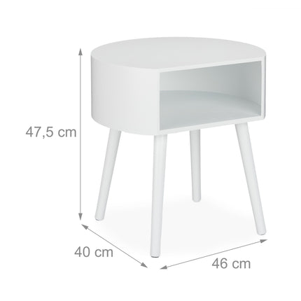 Table d'appoint avec compartiment