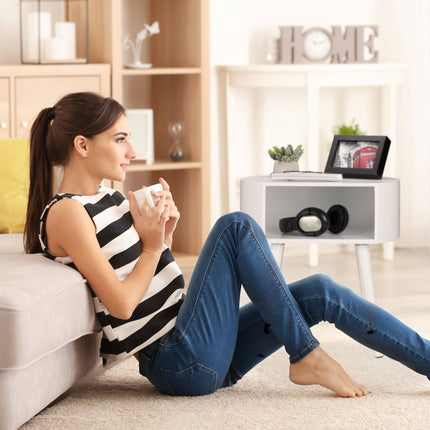 Table d'appoint avec compartiment