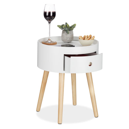 Table d'appoint avec tiroir