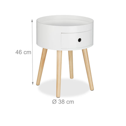 Table d'appoint avec tiroir