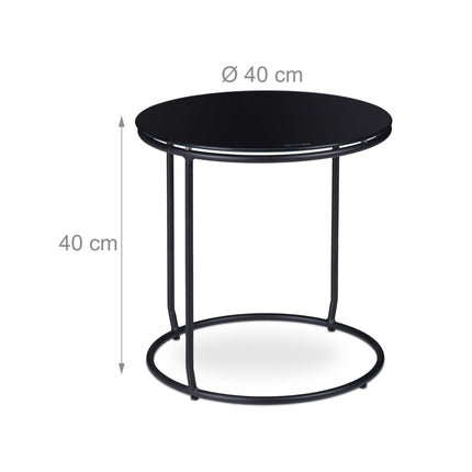 Beistelltisch mit integriertem Hocker