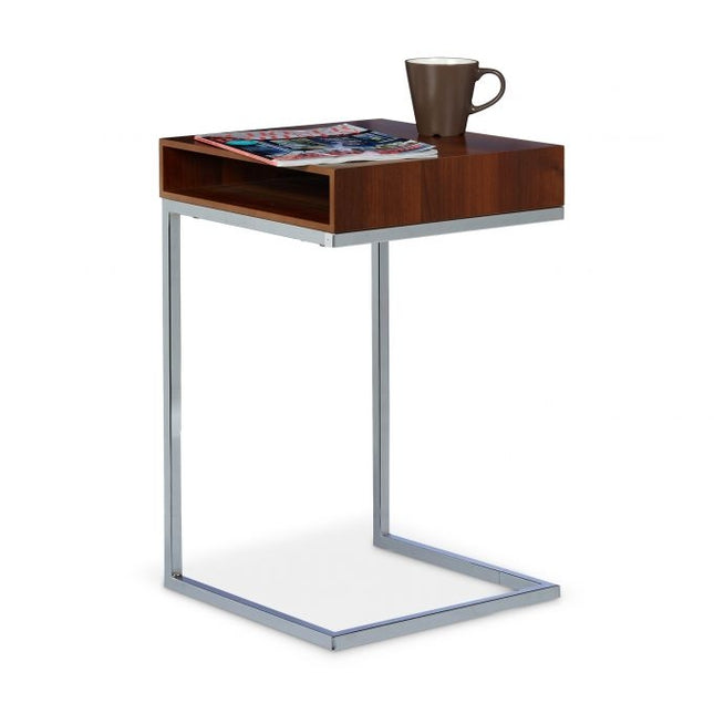 Side table with metal legs